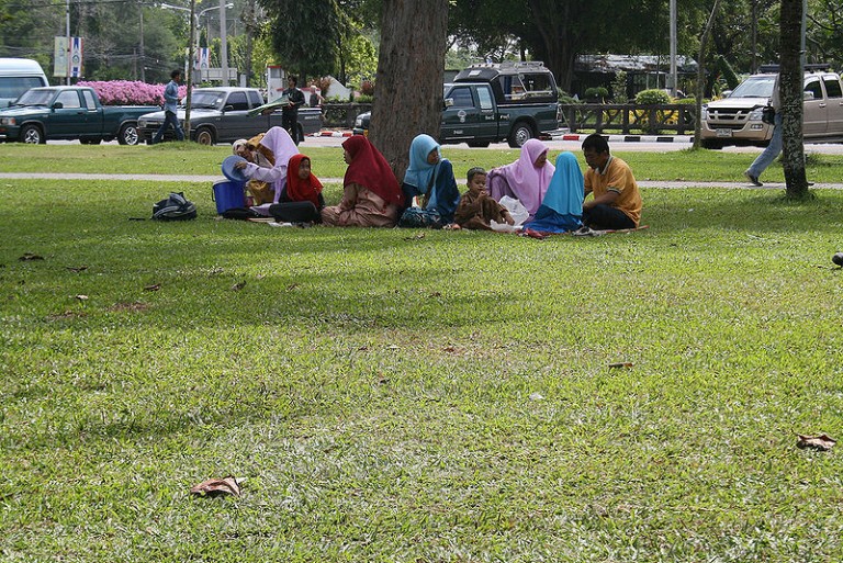Malay Muslim family in Songkhla