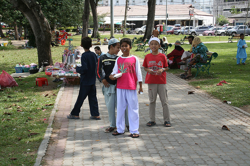 Malay Muslim children in Songkhla