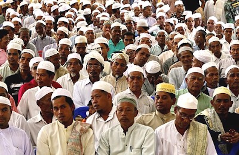 Thai Muslim villagers in Southern Thailand
