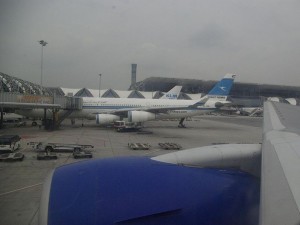 Aircrafts at Suvarnabhumi Airport