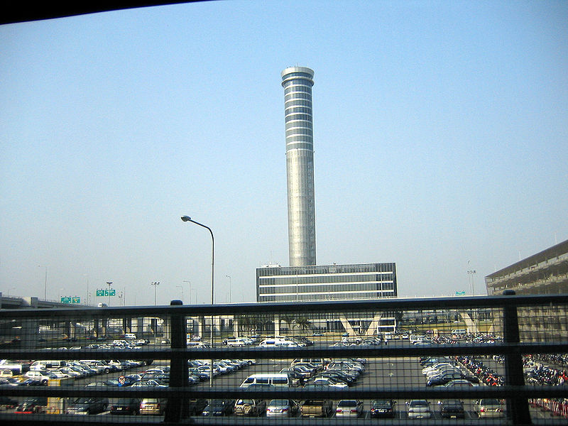 Suvarnabhumi air traffic control tower is 132 meters high