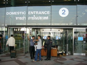 Domestic entrance at Suvarnabhumi Airport