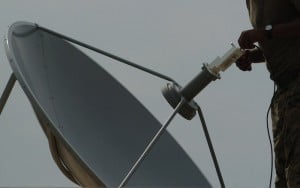 Satellite TV antenna