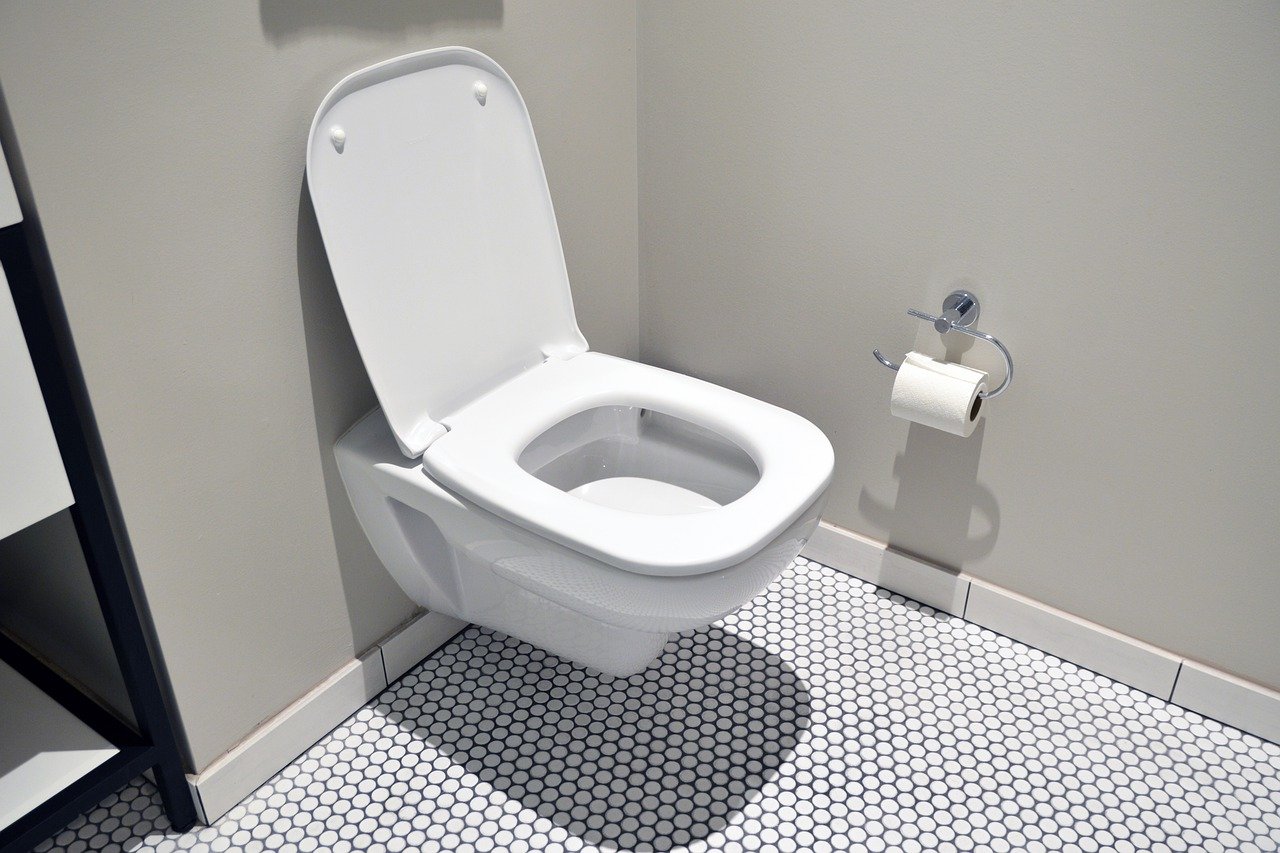 Contemporary White toilet